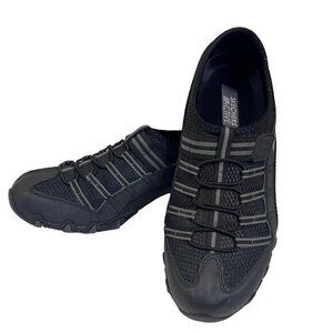 SKECHERS ACTIVE Women's‎ Walking Black Shoes Size 10 Leather / Textile Upper